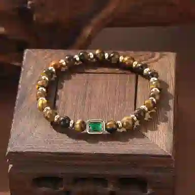 【财源广进】 指尖瑰宝 招财纳福诸事顺利一夜暴富增强气场能量满满转运#好运 虎眼石 手串 男女同款情侣款