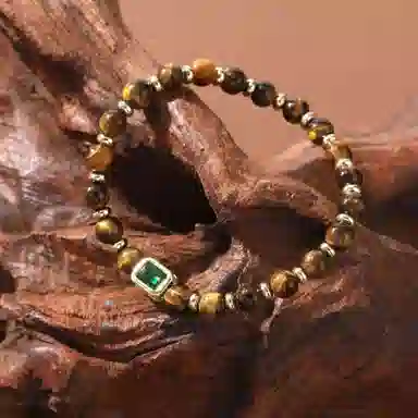 【财源广进】 指尖瑰宝 招财纳福诸事顺利一夜暴富增强气场能量满满转运#好运 虎眼石 手串 男女同款情侣款