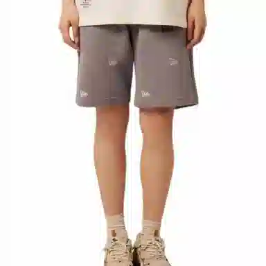 New Era SS24 Gradient Embroidered Shorts Khaki