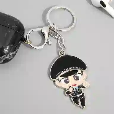 蜀黍家 小警天团三代公仔挂件 原创设计包包挂饰 锌合金 钥匙扣 男女同款情侣款