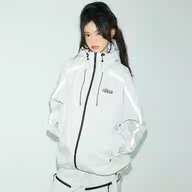 ER Reflective Hoodie Jacket Black