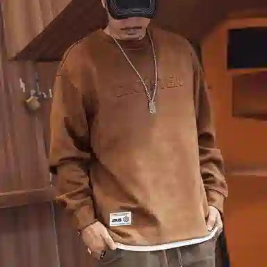 格蓝鹿 美式重磅潮牌宽松休闲卫衣 男款