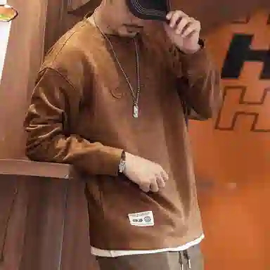 格蓝鹿 美式重磅潮牌宽松休闲卫衣 男款