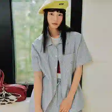 Mmlg Green Striped Shirt