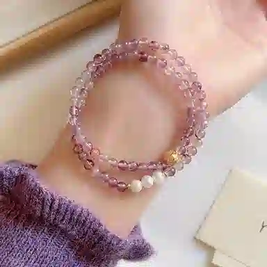 【紫气东来】 指尖瑰宝 新中式国风招财转运纳福旺事业治愈系高级感#好运天然 紫水晶 手串 男女同款情侣款