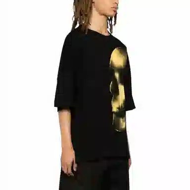 Alexander McQueen Skull Print T-Shirt Black