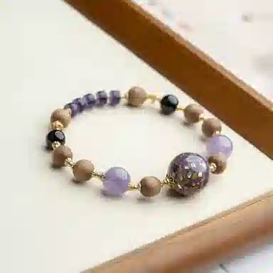 仙源 紫气东来 檀木 木作手串 男女同款情侣款