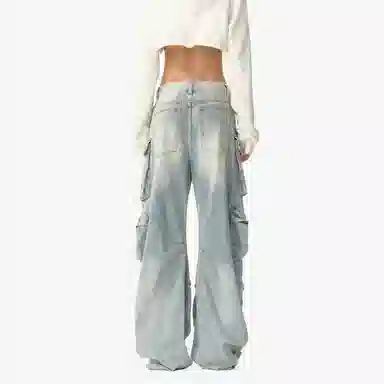 IMXS Streetwear Cargo Denim Pants