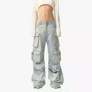IMXS Streetwear Cargo Denim Pants