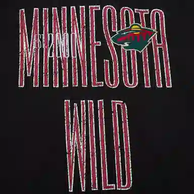 Mitchell & Ness Minnesota Wild Team OG Premium Tee Black