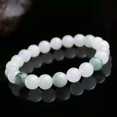 印象眸 转运珠 新中式古风清新 天山翠 手串 男女同款情侣款 礼盒装