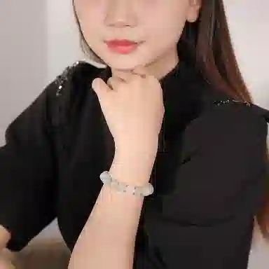 印象眸 转运珠 新中式古风清新 天山翠 手串 男女同款情侣款 礼盒装