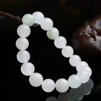 印象眸 转运珠 新中式古风清新 天山翠 手串 男女同款情侣款 礼盒装