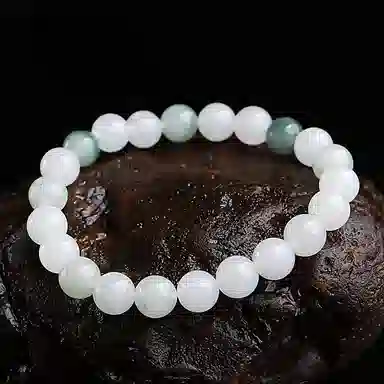 印象眸 转运珠 新中式古风清新 天山翠 手串 男女同款情侣款 礼盒装