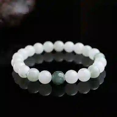 印象眸 转运珠 新中式古风清新 天山翠 手串 男女同款情侣款 礼盒装