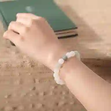 印象眸 转运珠 新中式古风清新 天山翠 手串 男女同款情侣款 礼盒装