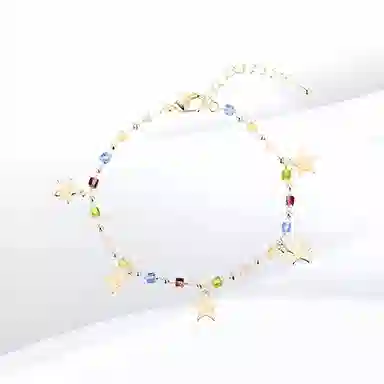 希遇 星辰浪漫 新中式国潮轻奢小众设计 简约风 日常百搭 精致高级 温柔大方 合金 手链 男女同款情侣款