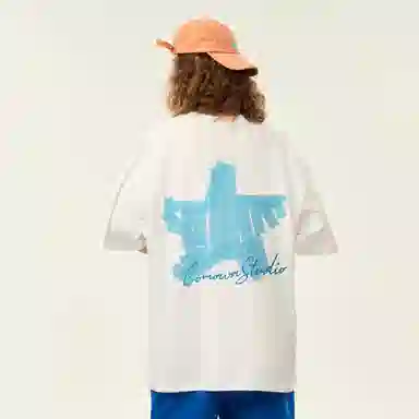 COMOWA Graffiti Tape Stars Moon Logo Tee Set