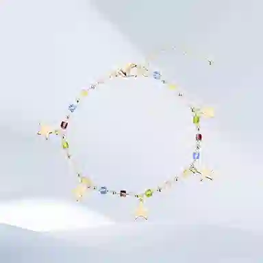 希遇 星辰浪漫 新中式国潮轻奢小众设计 简约风 日常百搭 精致高级 温柔大方 合金 手链 男女同款情侣款