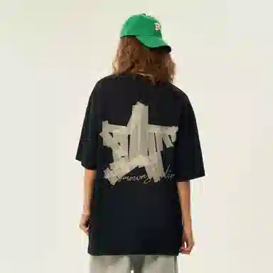 COMOWA Graffiti Tape Stars Moon Logo Tee Set