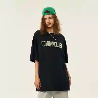 COMOWA Graffiti Tape Stars Moon Logo Tee Set