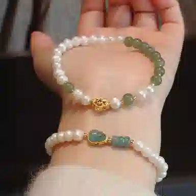 【有福禄】 指尖瑰宝 新中式简约大气温婉温柔与灵动的结合日常必备 珍珠 手串 男女同款情侣款