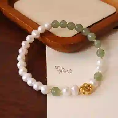 【有福禄】 指尖瑰宝 新中式简约大气温婉温柔与灵动的结合日常必备 珍珠 手串 男女同款情侣款