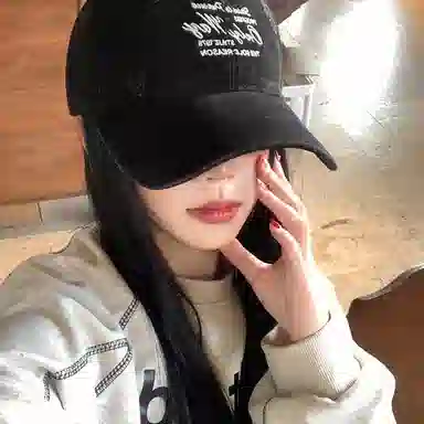 心水好物 软顶水洗破洞韩版大头围复古牛仔显脸小百搭遮阳 棉 鸭舌帽 男女同款情侣款