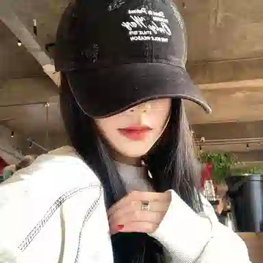 心水好物 软顶水洗破洞韩版大头围复古牛仔显脸小百搭遮阳 棉 鸭舌帽 男女同款情侣款