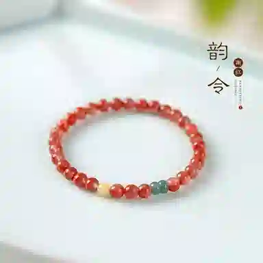 【柿柿顺遂】 指尖瑰宝 诸事顺利万事无忧平安喜乐好柿发生日常百搭新中式国潮#好运 玛瑙 手串 男女同款情侣款