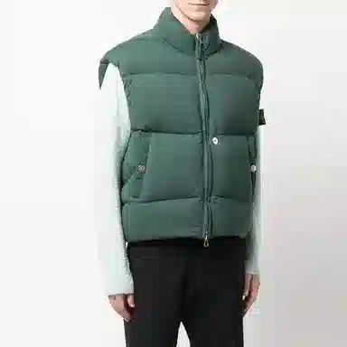 Stone Island Shadow Project Green Vest