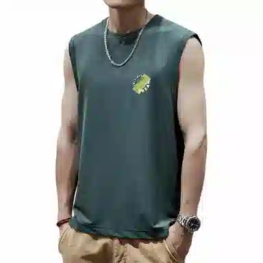 贵色 宽松薄款坎肩无袖运动健身背心 男女同款
