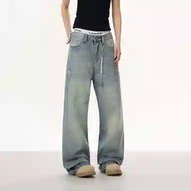 YearnObtainRainbow Retro Blue Jeans