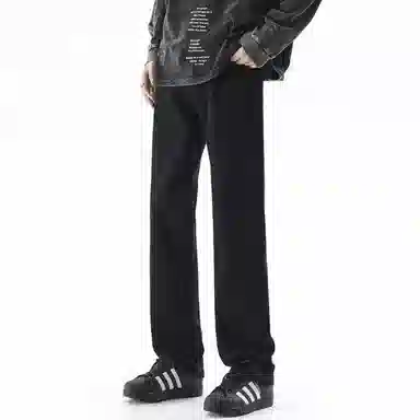 八哥 美式高街潮流牛仔裤 男女同款