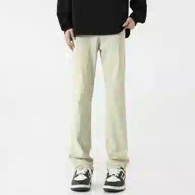 八哥 美式高街潮流牛仔裤 男女同款