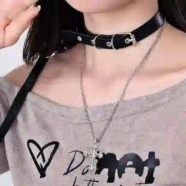 PEACE CAT choker
