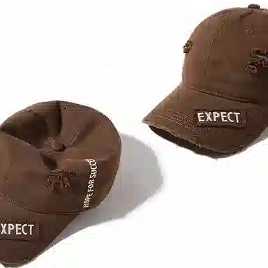 杨同学 破洞 棉 鸭舌帽 男女同款情侣款