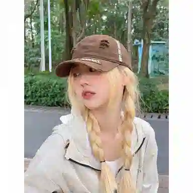 杨同学 破洞 棉 鸭舌帽 男女同款情侣款