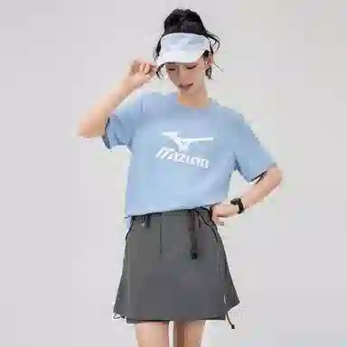 Mizuno Basic Glow Logo T-Shirt Black