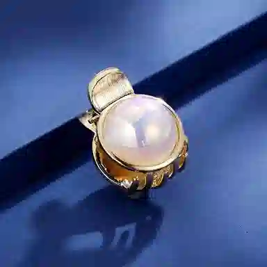 沂茹 时尚森系简约优雅气质几何金色白珠子刘海发抓头抓小众设计感文艺温柔甜美日常百搭减龄抓夹发饰头饰 合金 发夹 女款