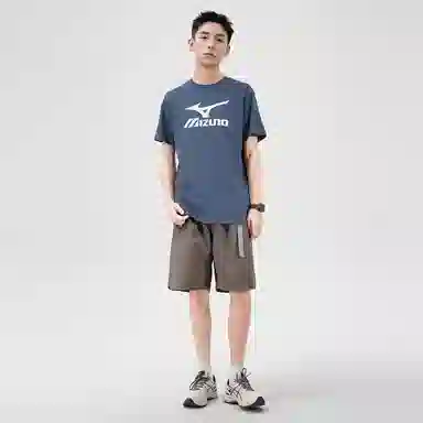 Mizuno Basic Glow Logo T-Shirt Black