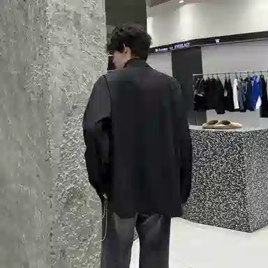 大卫贝肯 美式高街基础纯色简约复古小众经典青年日常通勤宽松透气时尚百搭高级感长袖衬衫 男女同款