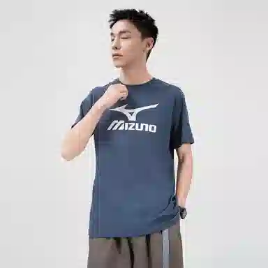 Mizuno Basic Glow Logo T-Shirt Black