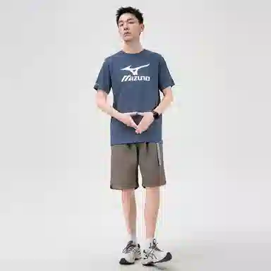 Mizuno Basic Glow Logo T-Shirt Black