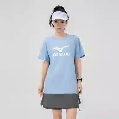 Mizuno Basic Glow Logo T-Shirt Black