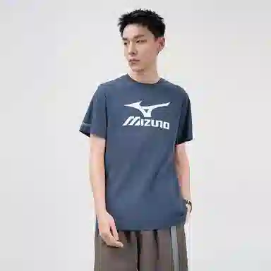 Mizuno Basic Glow Logo T-Shirt Black