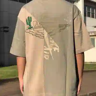 Jordan Air Jordan 6 Travis Scott T-Shirt Khaki