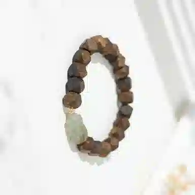 集亭 八方来财 貔貅 只进不出单圈 沉香 手串 男女同款情侣款