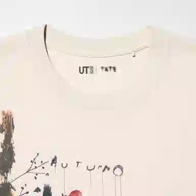 UNIQLO x Tate Museum SS25 Ink Art T-Shirt Light Beige