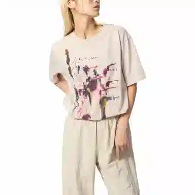 UNIQLO x Tate Museum SS25 Ink Art T-Shirt Light Beige